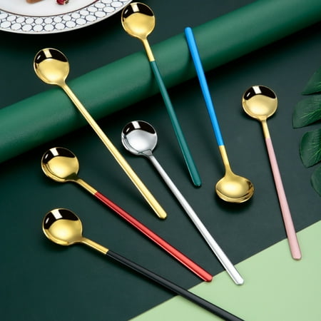 Conditiclusy Spoon Durable Round Head Stainless Steel Long Handle Coffee Scoop for Home
Conditiclusy Spoon Durable Round Head Stainless Steel Long Handle Coffee Scoop for Home