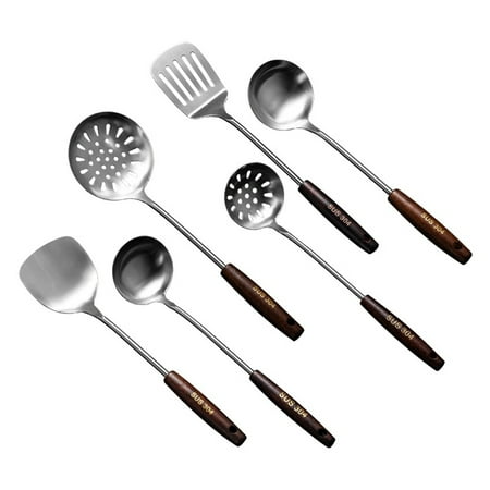 Kitchen Utensils Wok Spatula and Ladle Tool Set Spatula for Stainless Steel Cooking Equpment Kitchen Accessories
Kitchen Utensils Wok Spatula and Ladle Tool Set Spatula for Stainless Steel Cooking Equpment Kitchen Accessories