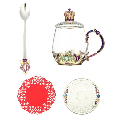 1 Set Enamel Flower Tea Mug Decorative Coffee Cup Clear Glass Drinking Cup Set
1 Set Enamel Flower Tea Mug Decorative Coffee Cup Clear Glass Drinking Cup Set