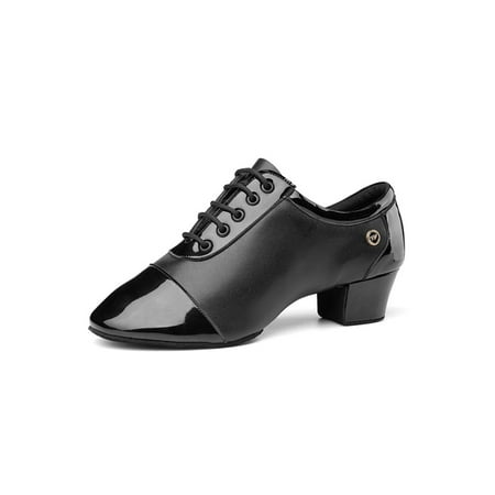 Lacyhop Adults Kids Salsa Comfortable Ballroom Dancing Shoes Breathable Chunky Heel Lightweight Closed Toe Latin Dance Shoe Black 8
Lacyhop Adults Kids Salsa Comfortable Ballroom Dancing Shoes Breathable Chunky Heel Lightweight Closed Toe Latin Dance Shoe Black 8