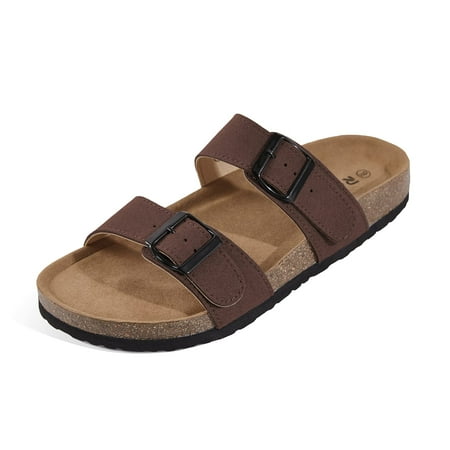 Saodimallsu Mens Sandals Slide Cork Footbed Two Adjustable Straps Anti-slip Flat Beach Slippers Size 7-13
Saodimallsu Mens Sandals Slide Cork Footbed Two Adjustable Straps Anti-slip Flat Beach Slippers Size 7-13