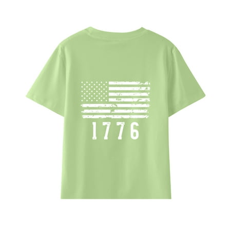 ZMHEGW Kids Boys T-Shirts American Flag Shirts 4Th Of July Short Sleeve Shirts Independence Day Print Green 160
ZMHEGW Kids Boys T-Shirts American Flag Shirts 4Th Of July Short Sleeve Shirts Independence Day Print Green 160