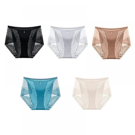 Xmarks Women s Mid-Rise Sexy Lace Underwear Briefs Ice Silk Lightweight Soft Breathable Cotton Crotch Panties Multi-Pack M-XL
Xmarks Women s Mid-Rise Sexy Lace Underwear Briefs Ice Silk Lightweight Soft Breathable Cotton Crotch Panties Multi-Pack M-XL