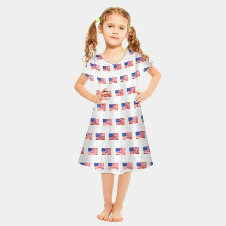 Edvintorg 2-8Years 4Th Of July Kids Dresses For Girls Clearance Toddler Kids Baby Girls Independence Day Fashion Cute Short Sleeve Star Print Dress
Edvintorg 2-8Years 4Th Of July Kids Dresses For Girls Clearance Toddler Kids Baby Girls Independence Day Fashion Cute Short Sleeve Star Print Dress