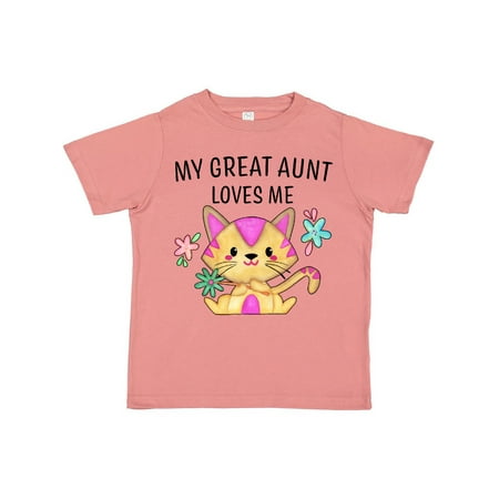 Inktastic My Great Aunt Loves Me with Cute Kitten and Flowers Gift Toddler Boy or Toddler Girl T-Shirt
Inktastic My Great Aunt Loves Me with Cute Kitten and Flowers Gift Toddler Boy or Toddler Girl T-Shirt