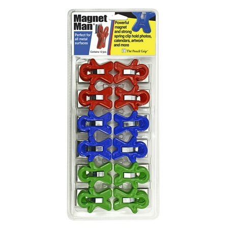 Magnet Man Magnetic Clip Assorted Colors Clamshell Pack of 12 | Bundle of 2 Packs
Magnet Man Magnetic Clip Assorted Colors Clamshell Pack of 12 | Bundle of 2 Packs