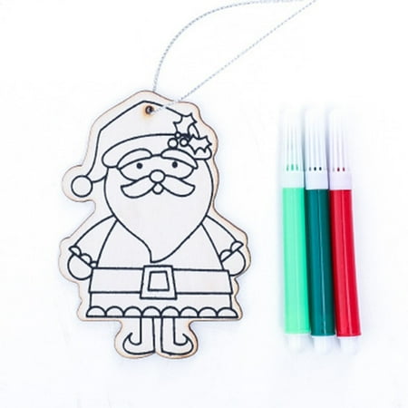 GUZOM Hanging Ornaments- Christmas Crayons DIY Wood Pendant Kids Educational Parent-child Game1ml
GUZOM Hanging Ornaments- Christmas Crayons DIY Wood Pendant Kids Educational Parent-child Game1ml