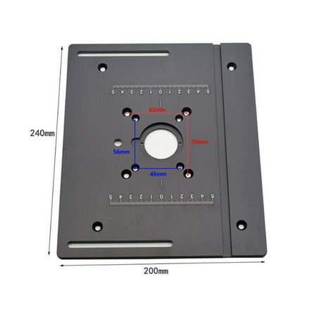 Router Table Insert Plate Aluminum Alloy Router Table Insert Accessories