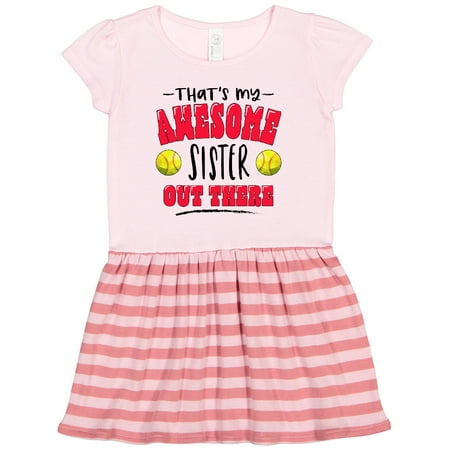 Inktastic That s My Awesome Sister out There with Softballs Gift Toddler Girl Dress
Inktastic That s My Awesome Sister out There with Softballs Gift Toddler Girl Dress