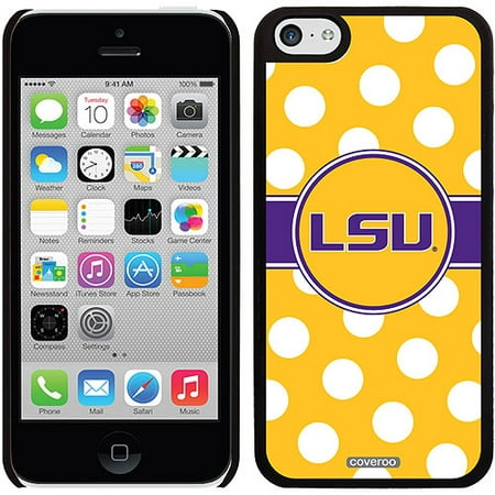 LSU Polka Dots Design on iPhone 5c Thinshield Snap-On Case by Coveroo