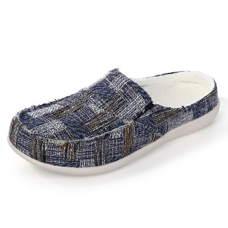 Men s House Slippers Slippers with Arch Support Memory Foam House Shoe for Men Orthotic Shoes_Size 13_Blue Black
Men s House Slippers Slippers with Arch Support Memory Foam House Shoe for Men Orthotic Shoes_Size 13_Blue Black