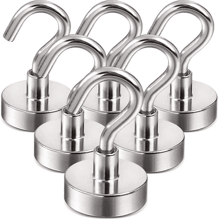 Magnet Hook Load-Bearing 14KG Strong Stainless Steel Magnetic Suction Hook Punch-Free Dormitory Home Refrigerator Sticker Storage Hook
Magnet Hook Load-Bearing 14KG Strong Stainless Steel Magnetic Suction Hook Punch-Free Dormitory Home Refrigerator Sticker Storage Hook