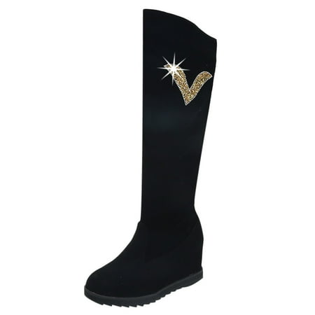 Juebong Women On The Knee Elastic Boots Boots Shoes Sexy Middle Tube Wedge Shoes Boots Black Size 6
Juebong Women On The Knee Elastic Boots Boots Shoes Sexy Middle Tube Wedge Shoes Boots Black Size 6