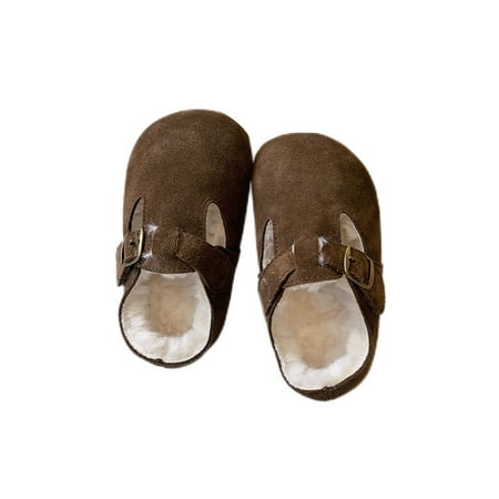 Kesitin Unisex Kids Lightweight Casual Flats Dress Cozy Winter Shoes Slip On Brown (Plush Lining) 1Y
Kesitin Unisex Kids Lightweight Casual Flats Dress Cozy Winter Shoes Slip On Brown (Plush Lining) 1Y