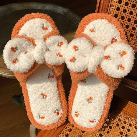 PIKADINGNIS Winter Hot Style Cute Bow Women Fur Slippers Indoor Warm Bedroom Flat Cotton Shoes Cartoon Fruit Pattern Ladies Furry Slippers
PIKADINGNIS Winter Hot Style Cute Bow Women Fur Slippers Indoor Warm Bedroom Flat Cotton Shoes Cartoon Fruit Pattern Ladies Furry Slippers