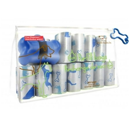 Best Pet Supplies SDB-3601 Blue Dog on Silver - 24Rolls-Bag