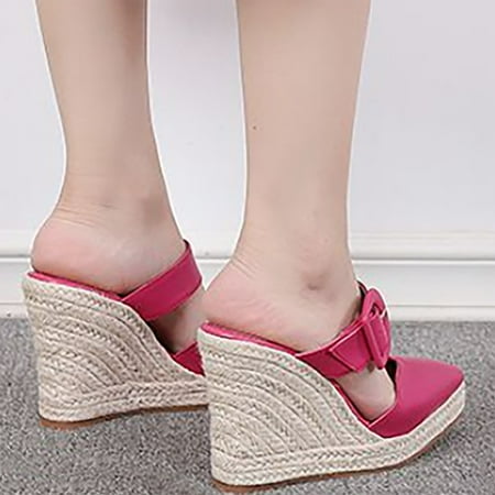Cathalem S for Women Sandals Size 41 Wide Thick Sole Wedge Slippers Women s Wedge Sandals Platform Sandals Cork Strap Sandals Hot Pink 8
Cathalem S for Women Sandals Size 41 Wide Thick Sole Wedge Slippers Women s Wedge Sandals Platform Sandals Cork Strap Sandals Hot Pink 8