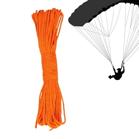 Fovolat Parachute Cord Rope 100 Nylon Lanyard Tents Rope Multi-function Paracord Ropes Outdoor Packaging Reflective Color 31M/100 Feet accepted
Fovolat Parachute Cord Rope 100 Nylon Lanyard Tents Rope Multi-function Paracord Ropes Outdoor Packaging Reflective Color 31M/100 Feet accepted