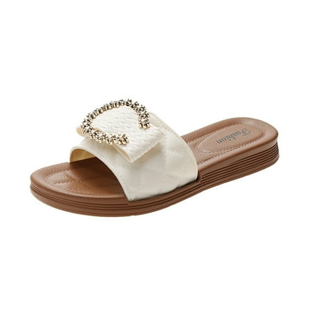 New Summer Korean Version Thick Bottom Soft Bottom Sandals And Slippers White 40 Beach Sandals Non-Slip Shower Bathroom Slippers Soft Summer Slide Sandals
New Summer Korean Version Thick Bottom Soft Bottom Sandals And Slippers White 40 Beach Sandals Non-Slip Shower Bathroom Slippers Soft Summer Slide Sandals