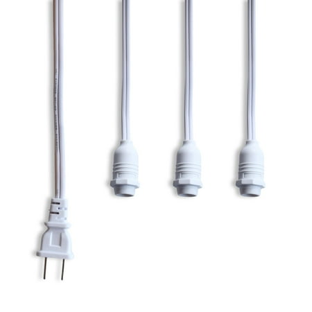 Star Lantern Triple Socket White Weatherproof Outdoor Pendant Light Lamp Cord E12 19 Ft - Electrical Swag Light Kit
Star Lantern Triple Socket White Weatherproof Outdoor Pendant Light Lamp Cord E12 19 Ft - Electrical Swag Light Kit