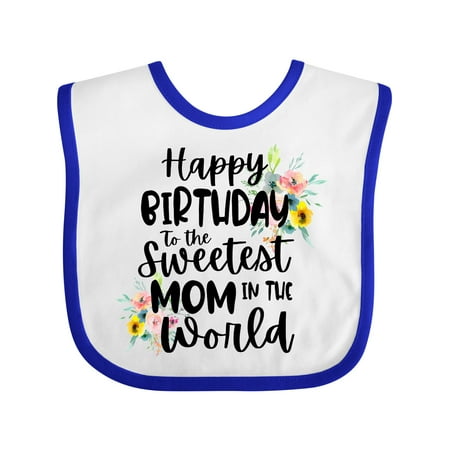 Inktastic Happy Birthday to the Sweetest Mom in the World Gift Baby Girl Bib
Inktastic Happy Birthday to the Sweetest Mom in the World Gift Baby Girl Bib