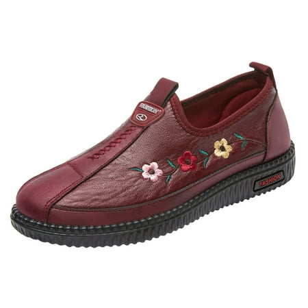 Pimfylm Flat Shoes Womens Loafer Leather Slip-ons Round Toe Loafer Shoes Penny Casual Fashion Shoes with Chain Red 7
Pimfylm Flat Shoes Womens Loafer Leather Slip-ons Round Toe Loafer Shoes Penny Casual Fashion Shoes with Chain Red 7