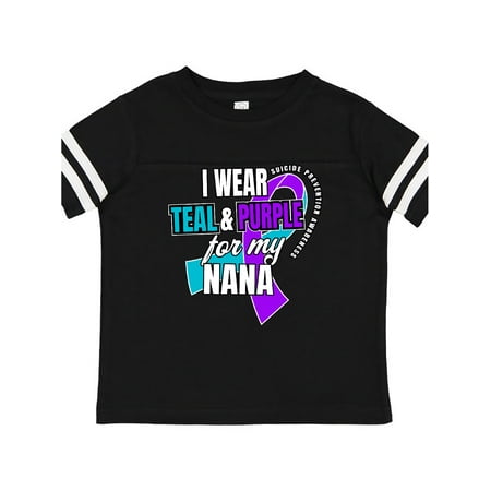 Inktastic Suicide Prevention I Wear Teal and Purple for My Nana Gift Toddler Boy or Toddler Girl T-Shirt
Inktastic Suicide Prevention I Wear Teal and Purple for My Nana Gift Toddler Boy or Toddler Girl T-Shirt