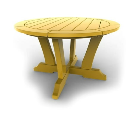 Round Patio Table by Malibu Outdoor - Laguna, Yellow - 36\