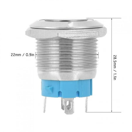 EBTOOLS Metal Button Switch Push Button Switch Stainless Steel 3-6VDC Lightweight For Tools Disassemble
EBTOOLS Metal Button Switch Push Button Switch Stainless Steel 3-6VDC Lightweight For Tools Disassemble