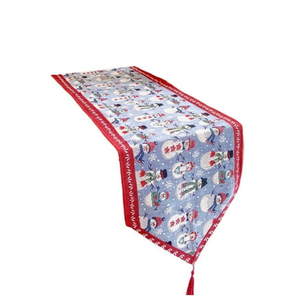 YUNx Christmas Table Runner Seasonal Super Soft Anti-pilling Washable Tear Resistant Heat Insulation Polyester Cotton Xmas Party Winter Dining Table Runner for Kitchen
YUNx Christmas Table Runner Seasonal Super Soft Anti-pilling Washable Tear Resistant Heat Insulation Polyester Cotton Xmas Party Winter Dining Table Runner for Kitchen