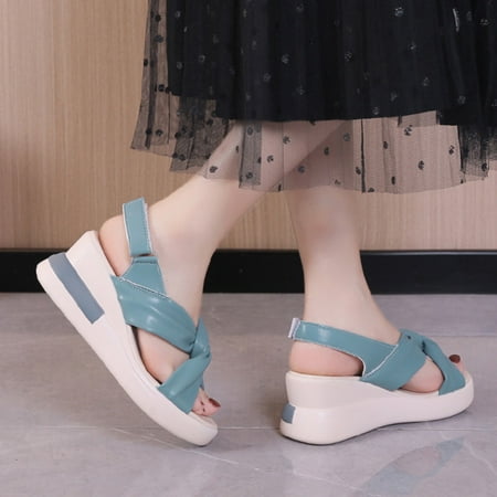 Vedolay Platform Sandal Womens Wedge Sandals Peep Toe Slip On Backless Platform Sandal Shoes Blue 8.5
Vedolay Platform Sandal Womens Wedge Sandals Peep Toe Slip On Backless Platform Sandal Shoes Blue 8.5
