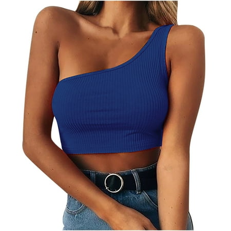 CYMMPU Women Clothing Women s Sexy Bustier Slim Fit Crop Tops Round Neck Tank Streetwear Cropped Tank Summer Shirts Cami Solid Sleeveless Blue
CYMMPU Women Clothing Women s Sexy Bustier Slim Fit Crop Tops Round Neck Tank Streetwear Cropped Tank Summer Shirts Cami Solid Sleeveless Blue