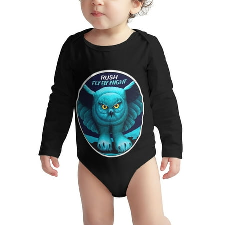 Rush Baby onesie Fly by Night Baby Boy Girl Long Sleeve Bodysuit Snap Closure Black 18 Months
Rush Baby onesie Fly by Night Baby Boy Girl Long Sleeve Bodysuit Snap Closure Black 18 Months