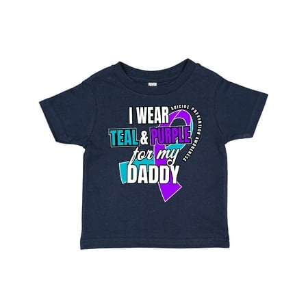 Inktastic Suicide Prevention I Wear Teal and Purple for My Daddy Gift Toddler Boy or Toddler Girl T-Shirt
Inktastic Suicide Prevention I Wear Teal and Purple for My Daddy Gift Toddler Boy or Toddler Girl T-Shirt