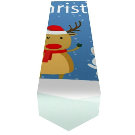 OWNTA Cute Christmas Animals Background Pattern Elegant Polyester Table Runner Perfect for Your Tables - Dining Table Decoration
OWNTA Cute Christmas Animals Background Pattern Elegant Polyester Table Runner Perfect for Your Tables - Dining Table Decoration