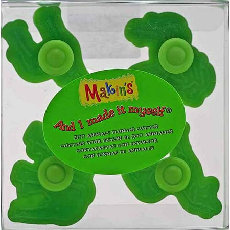 Makin's USA 35005 Clay Plunger Cutter Set, Zoo Animals