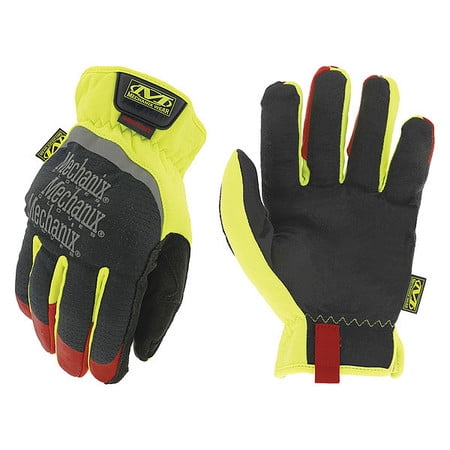 Mechanics Gloves Hi-Vis Yellow 9 PR