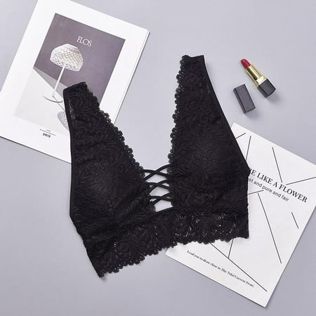 Wisremt Deep V Bra Women Lace Bralette Padded Lingerie Push Up Plunge Bra Wire Free Underwear Blue Red Black White Bras for Women
Wisremt Deep V Bra Women Lace Bralette Padded Lingerie Push Up Plunge Bra Wire Free Underwear Blue Red Black White Bras for Women