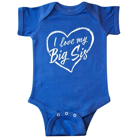 Inktastic I Love My Big Sis in White Chalk Heart Gift Baby Boy or Baby Girl Bodysuit
Inktastic I Love My Big Sis in White Chalk Heart Gift Baby Boy or Baby Girl Bodysuit