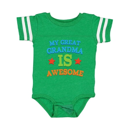 Inktastic My Great Grandma is Awesome Gift Baby Boy or Baby Girl Bodysuit