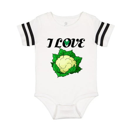 Inktastic I Love Cauliflower Gift Baby Boy or Baby Girl Bodysuit