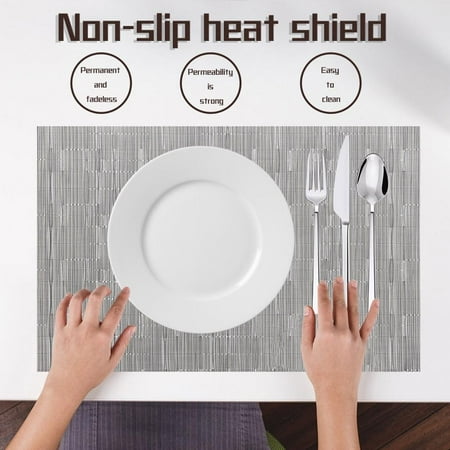 Kiplyki Wholesale European Style Non-Slip Heat Insulation Bamboo Grain Solid Color Table Mat
Kiplyki Wholesale European Style Non-Slip Heat Insulation Bamboo Grain Solid Color Table Mat