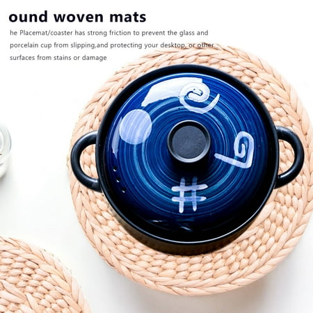 natural heat-resistant mats 4 Pcs Natural Weave Placemats Round Braided Rattan Tablemats For Coasters Pots Pans & Teapots Natural Wooden Heat Resistant Mats 7.9 In
natural heat-resistant mats 4 Pcs Natural Weave Placemats Round Braided Rattan Tablemats For Coasters Pots Pans & Teapots Natural Wooden Heat Resistant Mats 7.9 In