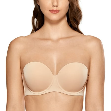 DELIMIRA Women s Strapless Bra Lightly Lined Cup Seamless Support Multiway Straps
DELIMIRA Women s Strapless Bra Lightly Lined Cup Seamless Support Multiway Straps