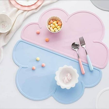 GXSR Kids Placemat Silicone Cloud Shape Placemat Non Slip Placemat for Baby Toddlers Portable Food Mat BPA Free Reusable Placemats for Travel and High Chairs-Easy to Clean and Roll Up
GXSR Kids Placemat Silicone Cloud Shape Placemat Non Slip Placemat for Baby Toddlers Portable Food Mat BPA Free Reusable Placemats for Travel and High Chairs-Easy to Clean and Roll Up