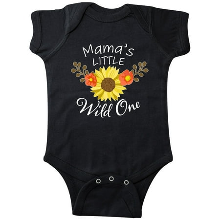 Inktastic Mama s Little Wild 1 with Beautiful Sunflower Gift Baby Boy or Baby Girl Bodysuit 
Inktastic Mama s Little Wild 1 with Beautiful Sunflower Gift Baby Boy or Baby Girl Bodysuit