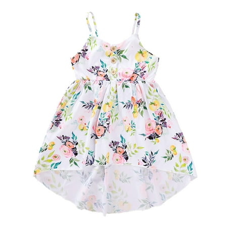 Casual Dress for Girl Girls Child Sleeveless Flowers Prints Button Suspenders Dresses Princess Dress
Casual Dress for Girl Girls Child Sleeveless Flowers Prints Button Suspenders Dresses Princess Dress