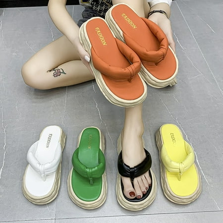 Flat Shoes Female House Slippers Platform Slides Slipers Women Rubber Flip Flops Fashion Med 2022 Summer Hawaiian Luxury Beach P
Flat Shoes Female House Slippers Platform Slides Slipers Women Rubber Flip Flops Fashion Med 2022 Summer Hawaiian Luxury Beach P