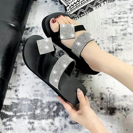 HIBRO Women s Fashion Color Diamond Butterfly Flip Flops Casual Wedge Slippers
HIBRO Women s Fashion Color Diamond Butterfly Flip Flops Casual Wedge Slippers