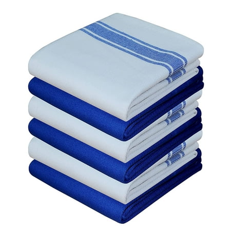 RADANYA 100% Cotton Kitchen Towel - 17 x 27 Inch - Ultra Absorbent and Quick Dry Dish Cloth Wiping Cloth Bar Towel Spa Towel Cleaning Cloth Table Napkin - Pack of 6 - Blue and White
RADANYA 100% Cotton Kitchen Towel - 17 x 27 Inch - Ultra Absorbent and Quick Dry Dish Cloth Wiping Cloth Bar Towel Spa Towel Cleaning Cloth Table Napkin - Pack of 6 - Blue and White